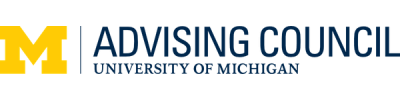 Advising Council at the University of Michigan Logo